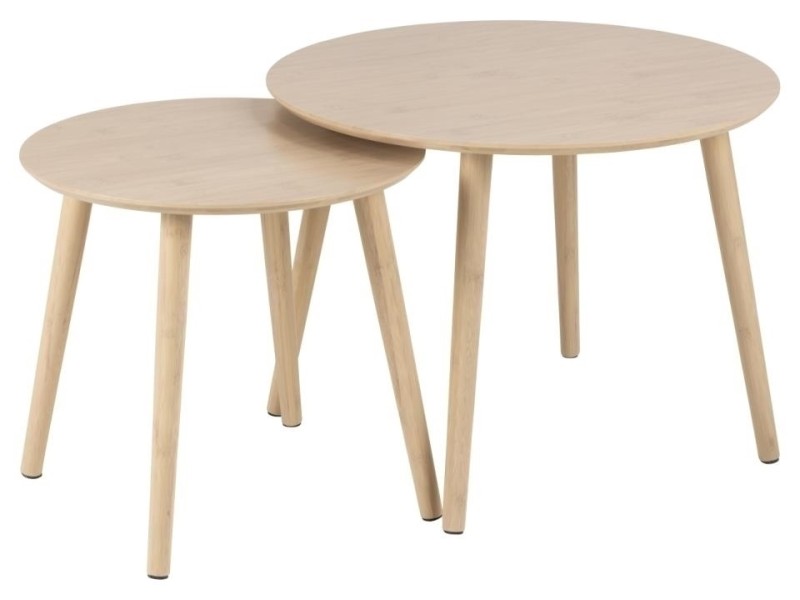 Zestaw 2 stolików Roslin - ACTONA