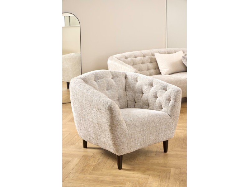 Fotel Ria beżowy Juto 4 - ACTONA