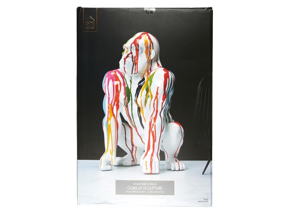 Dekoracja Goryl 46 cm kolorowy - Intesi