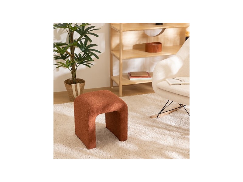 Podnóżek Sevi boucle terracotta - Nordivo