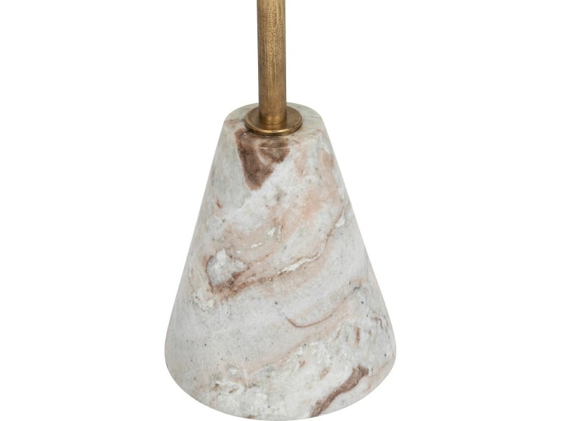 Stolik Neith drewno/marmur - Nordivo