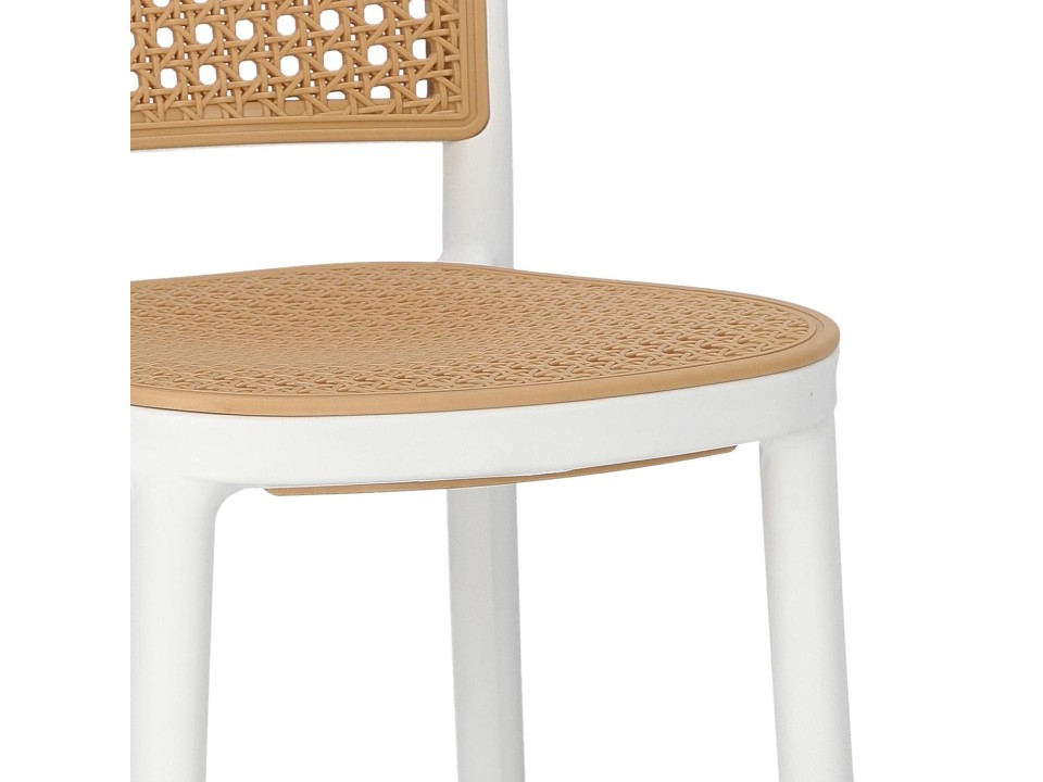 Krzesło barowe Antonio białe - Intesi