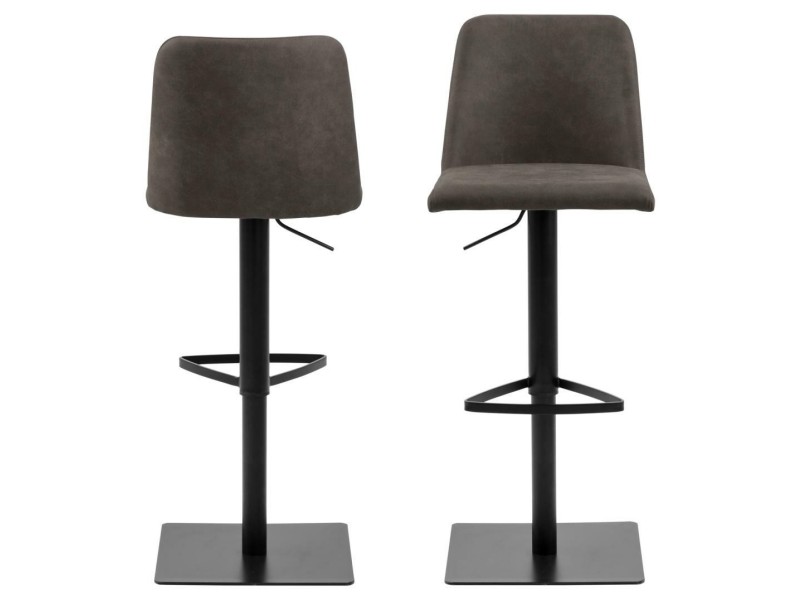 Stołek barowy Avanja Anthracite - ACTONA
