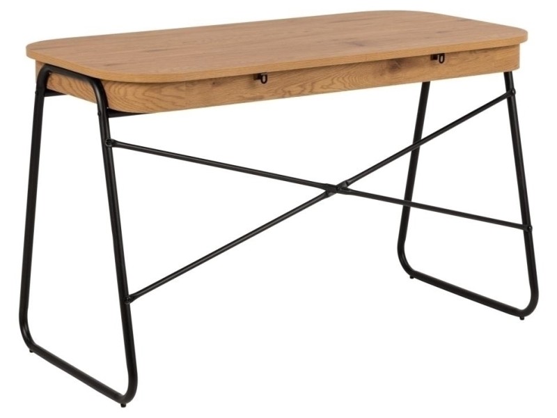 Biurko Blueton dąb/ czarne - ACTONA