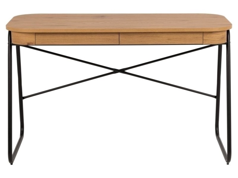 Biurko Blueton dąb/ czarne - ACTONA