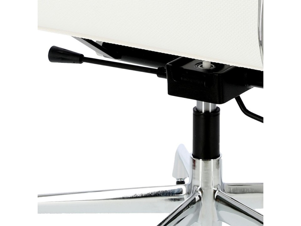 Fotel biurowy CH1171T biała siateczk,chr - d2design