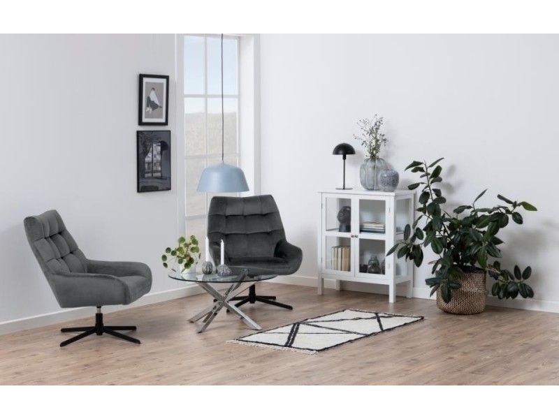 Fotel Paris szary ciemny - ACTONA