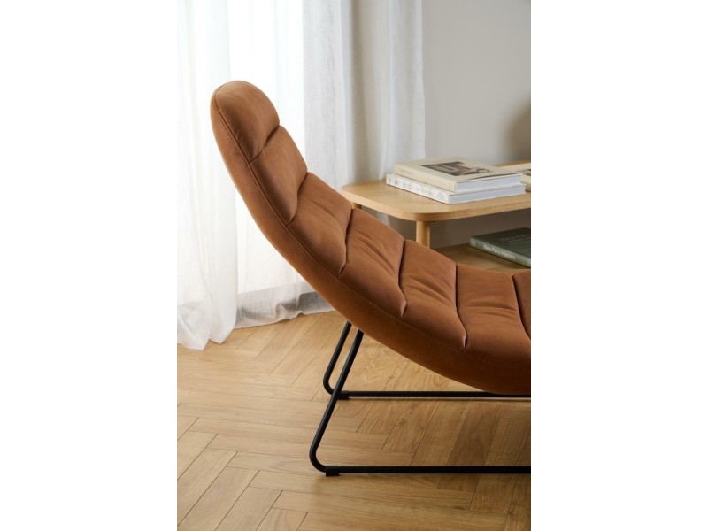 Szezlong Chaplin brązowy Kentucky brandy 9 - ACTONA