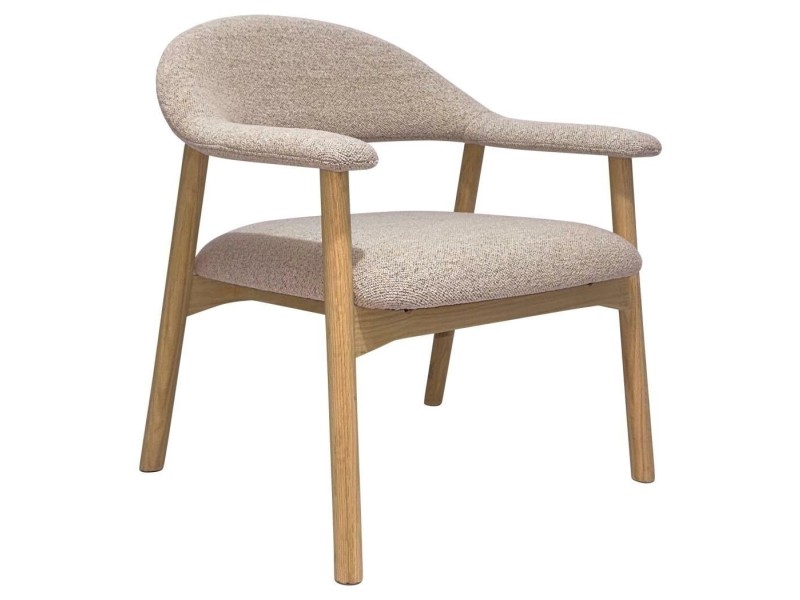 Fotel Addi beżowy/dąb Monza 60 - ACTONA