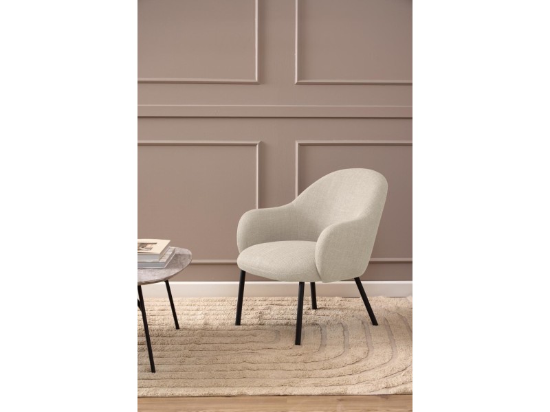 Fotel Spencer beżowy Basel 24 - ACTONA