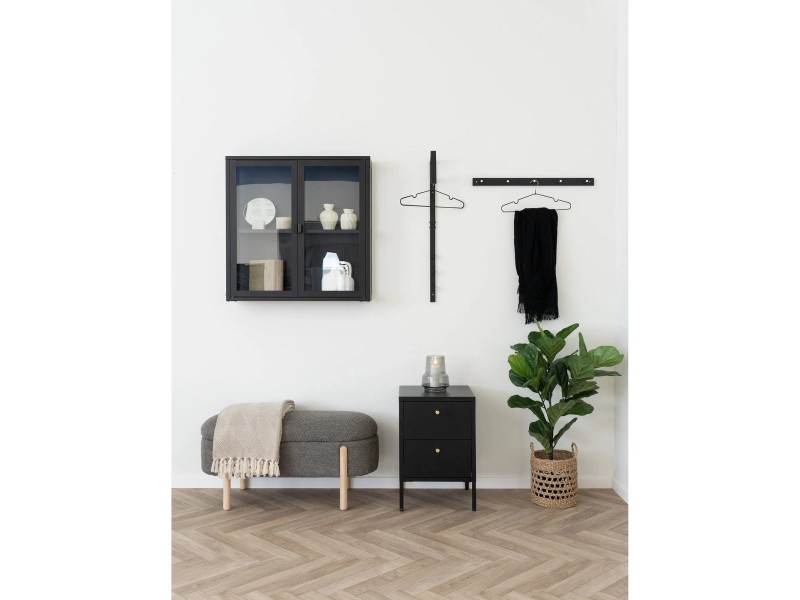 Ławka Branca ze schowkiem brązowa/ naturalna - House Nordic ApS