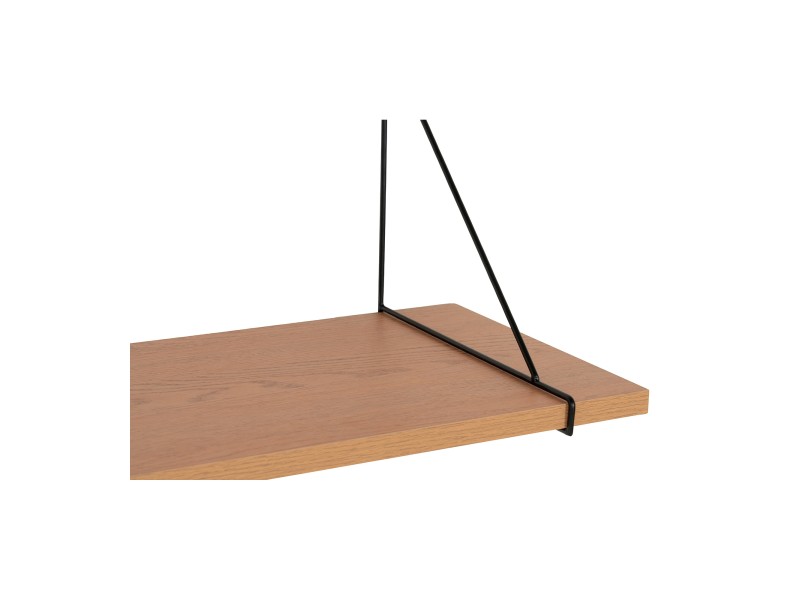 Półka Chiba 120cm naturalna/ czarna - House Nordic ApS