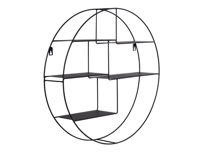 Półka ścienna Genk czarna - House Nordic ApS