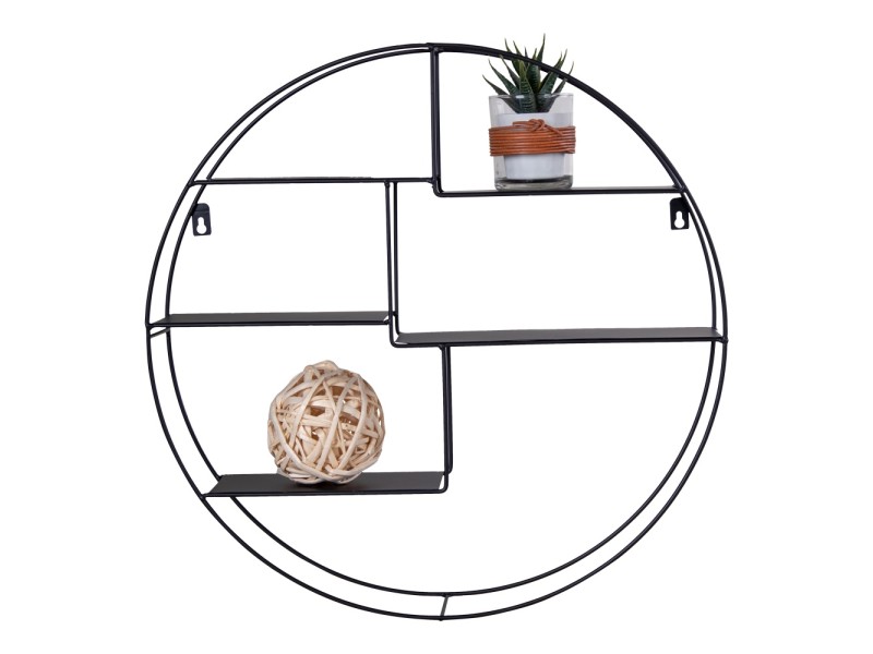 Półka ścienna Genk czarna - House Nordic ApS