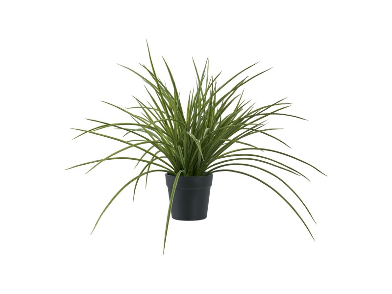 Sztuczna trawa w czarnej donicy 45cm - House Nordic ApS