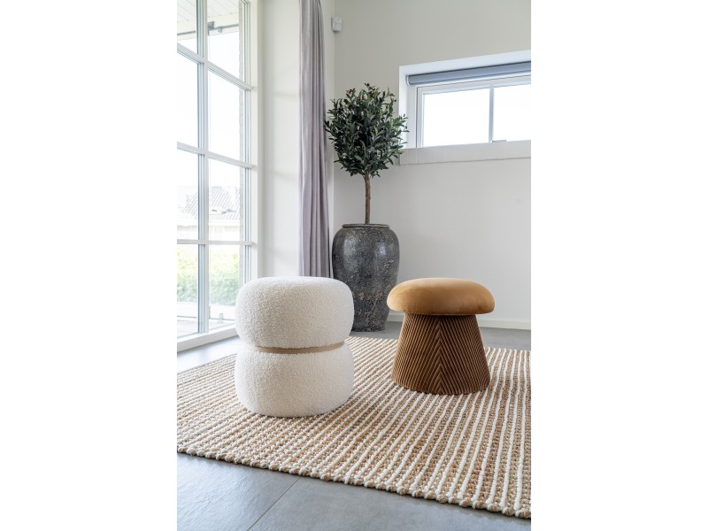 Pufa Hampton żółta VIC - House Nordic ApS