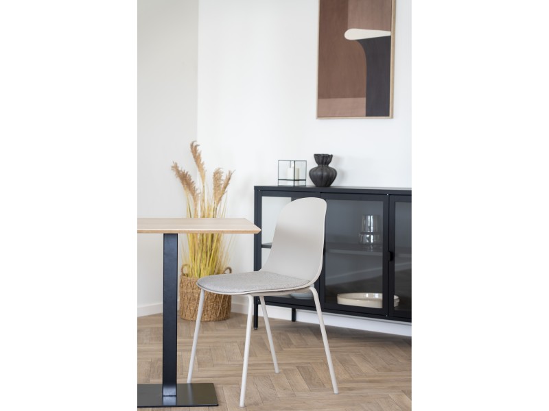 Krzesło Madalena szare jasne - House Nordic ApS