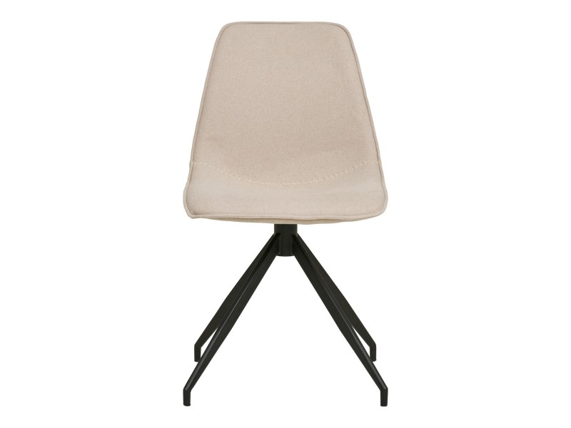 Krzesło Monaco obrotowe beżowe/ czarne - House Nordic ApS