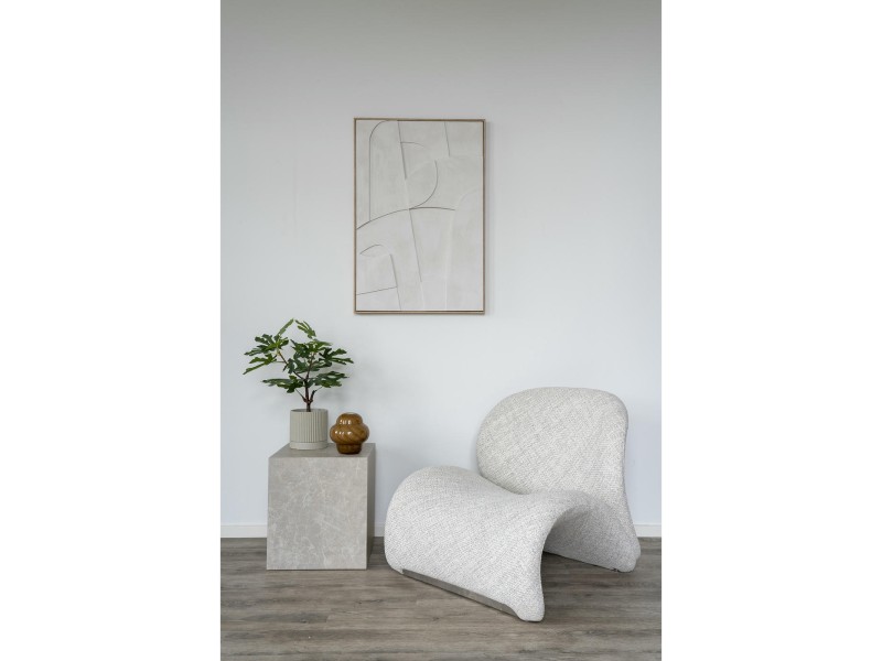 Stolik kawowy Prague 40x40cm szary marmur - House Nordic ApS