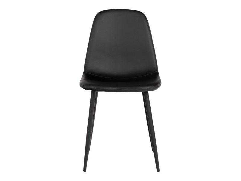 Krzesło Stockholm czarne PU/ czarne - House Nordic ApS