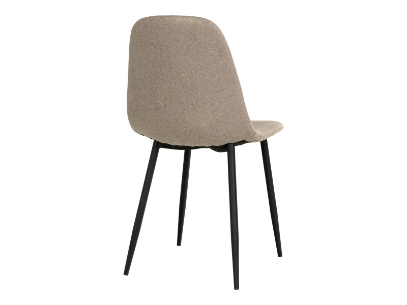 Krzesło Stockholm beżowe/ czarne - House Nordic ApS