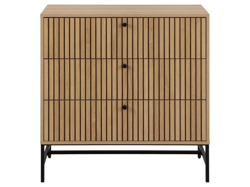 Komoda Albany 3 szuflady dąb naturalny - ACTONA