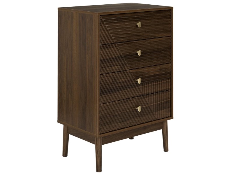 Komoda Tiffany z 4 szufladami orzech - Intesi