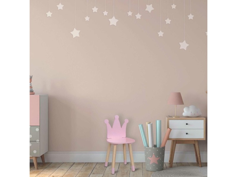 Krzesło dziecięce Puppe różowe - Intesi