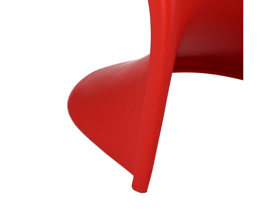 Krzesło Balance PP czerwone - d2design