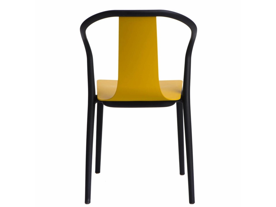 Krzesło Bella czarne/żółte - d2design