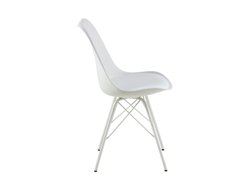 Krzesło Eris PP białe/białe - ACTONA