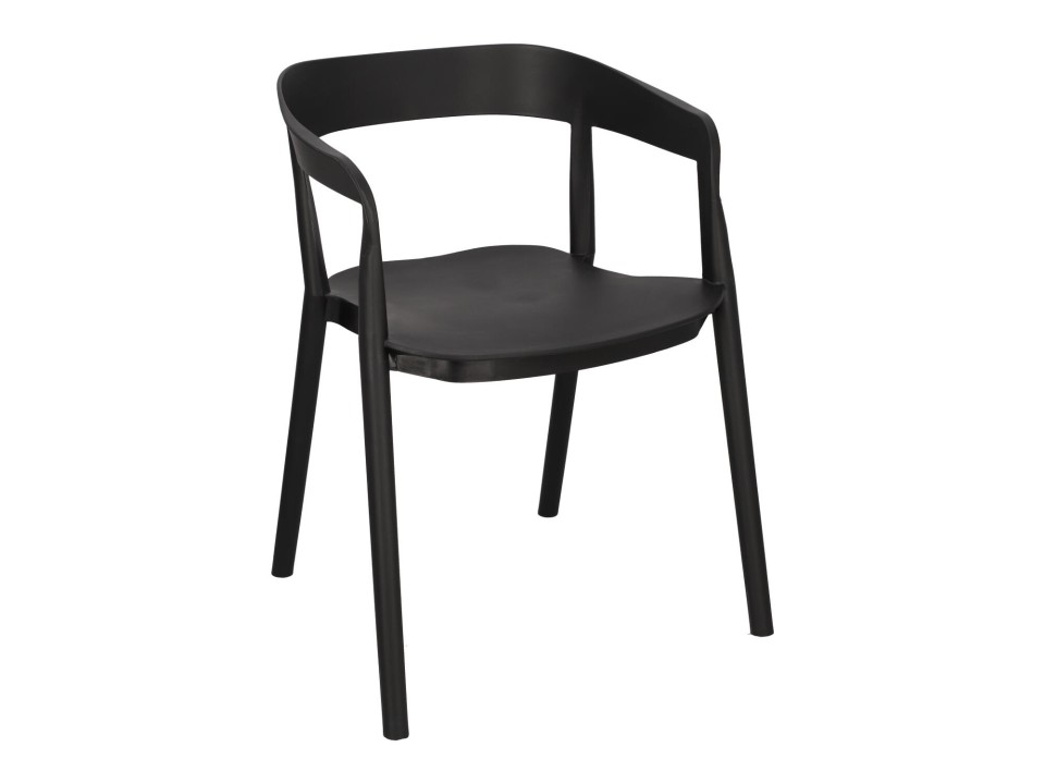 Krzesło Bow czarne - Intesi
