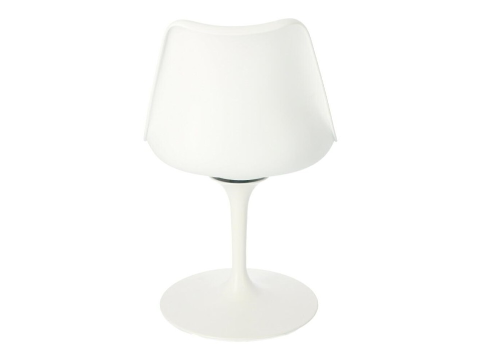 Krzesło Tulip Basic białe/czerwo na poduszka - Simplet