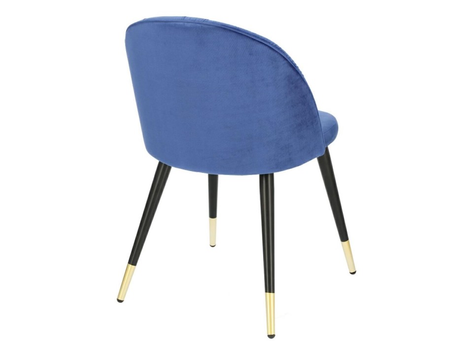 Krzesło Kotte Velvet niebieskie - Intesi