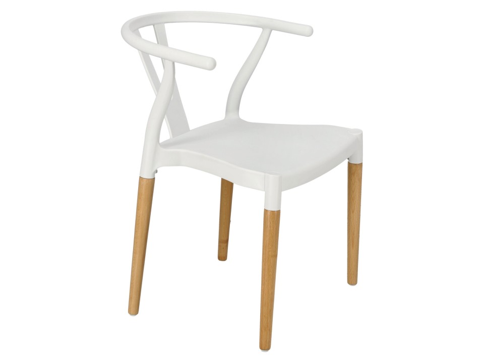 Krzesło Wicker PP Simplet białe - Simplet