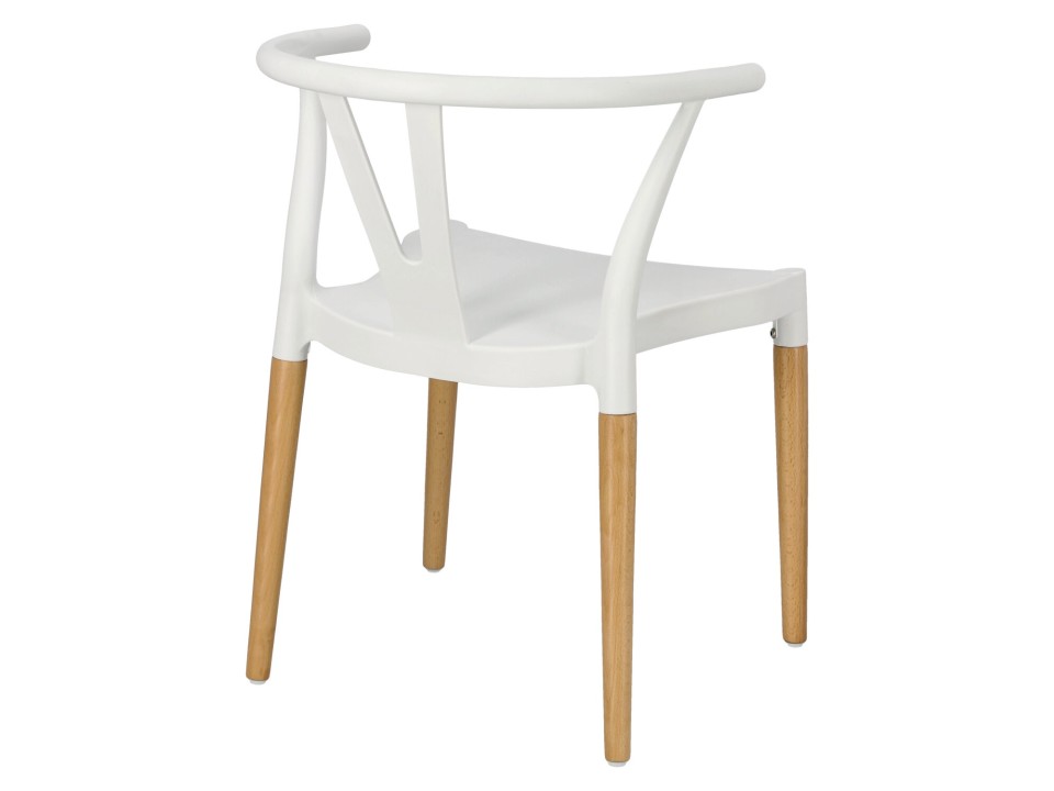 Krzesło Wicker PP Simplet białe - Simplet