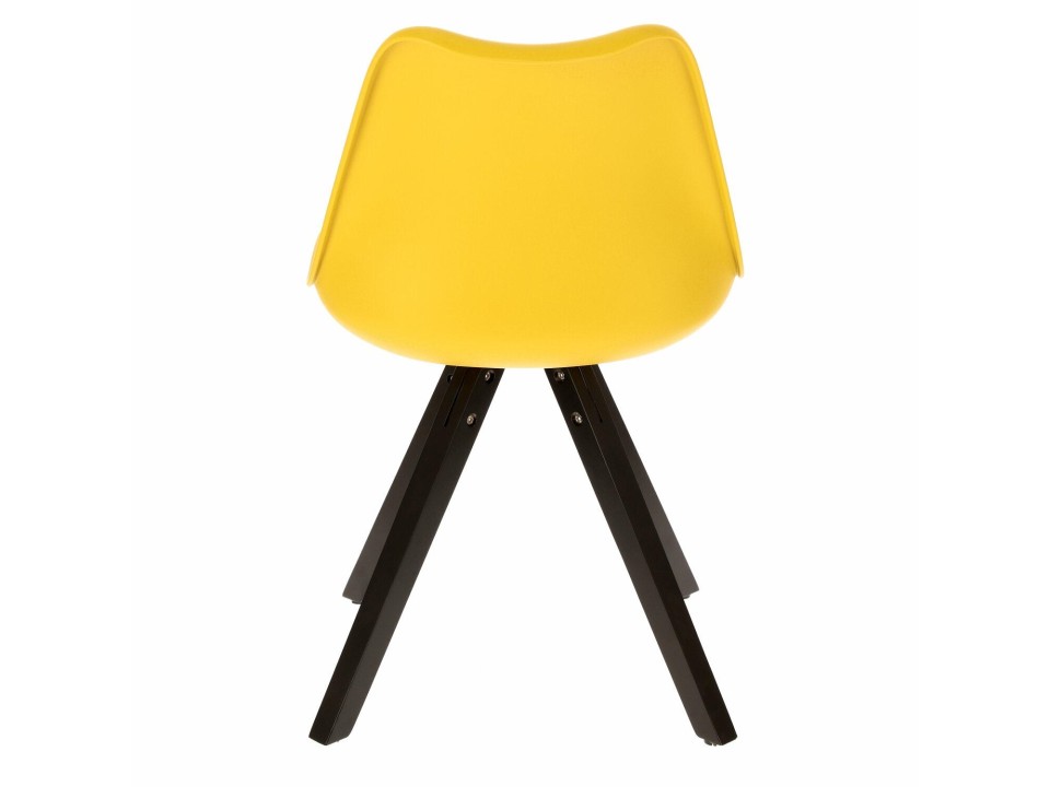 Krzesło Norden Star Square black PP żółt e - Intesi