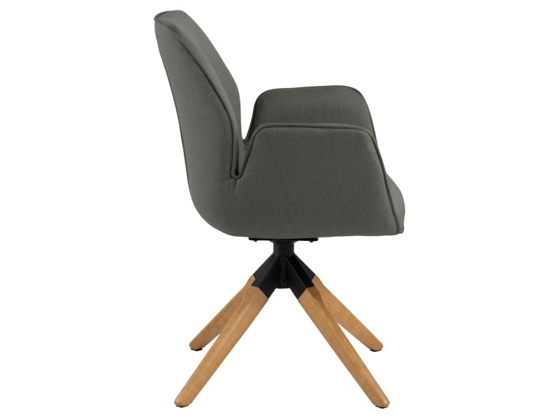 Krzesło obrotowe Aura dark grey auto re turn - ACTONA