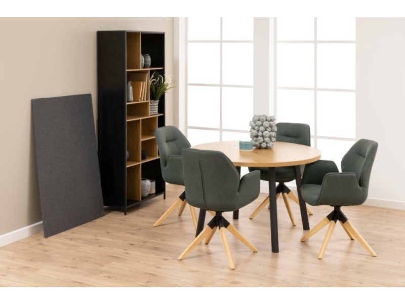 Krzesło obrotowe Aura dark grey auto re turn - ACTONA