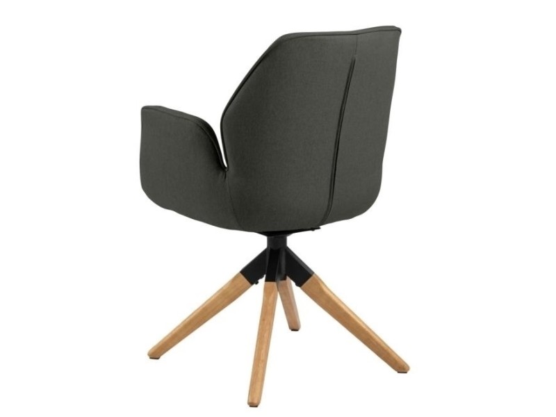 Krzesło obrotowe Aura dark grey auto re turn - ACTONA