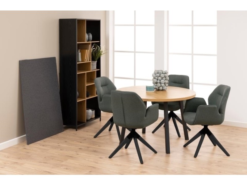 Krzesło obrotowe Aura dark grey /black auto return - ACTONA