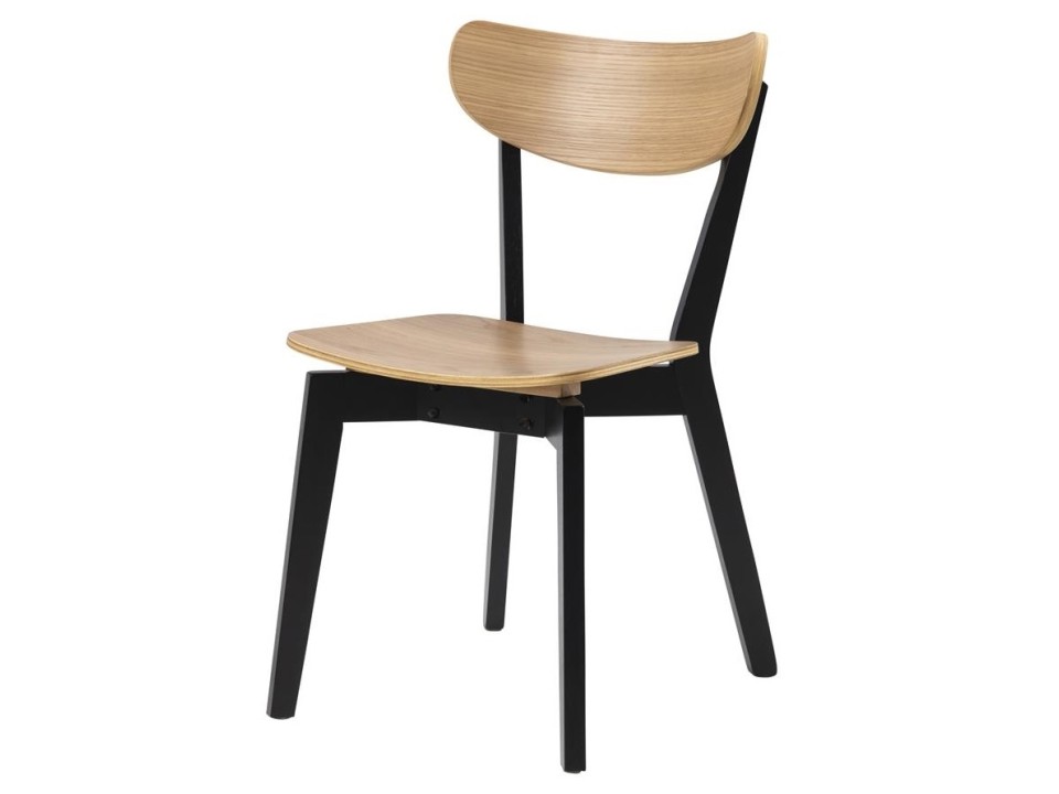 Krzesło Roxby naturalne czarne - ACTONA