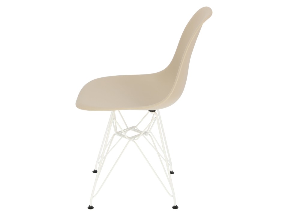 Krzesło P016 PP Black białe - d2design