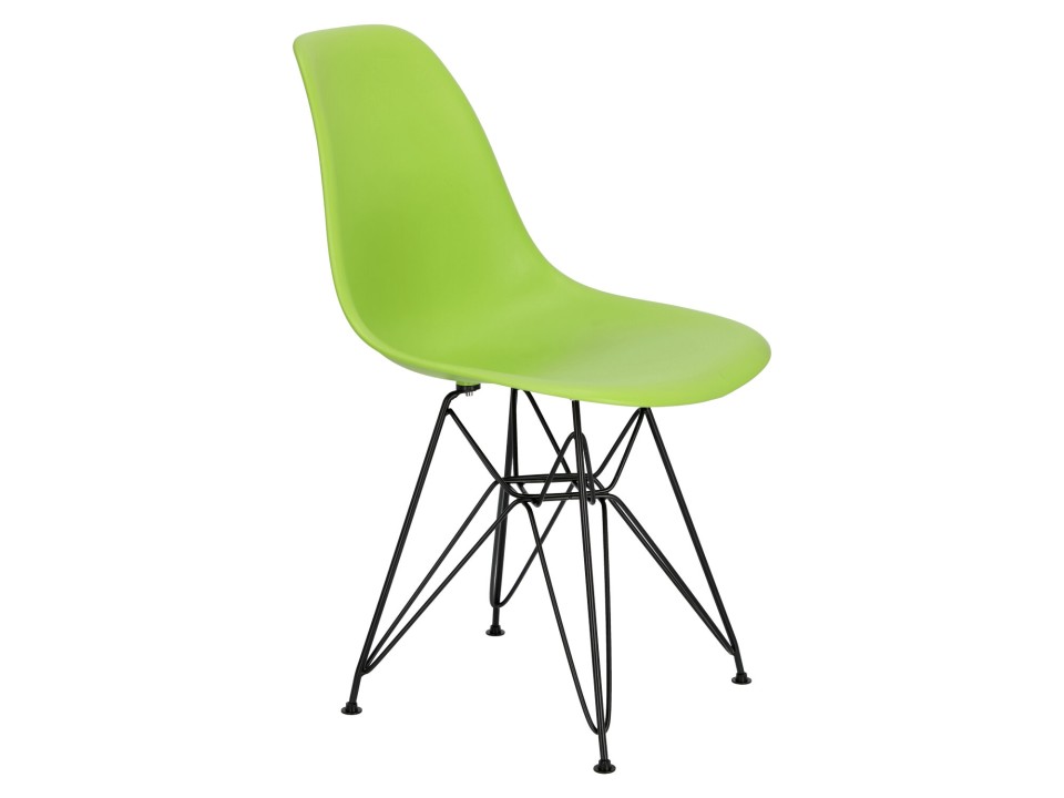 Krzesło P016 PP Black zielony - d2design