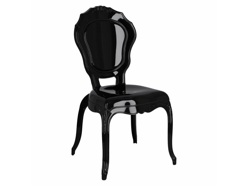 Krzesło Queen czarne - Intesi