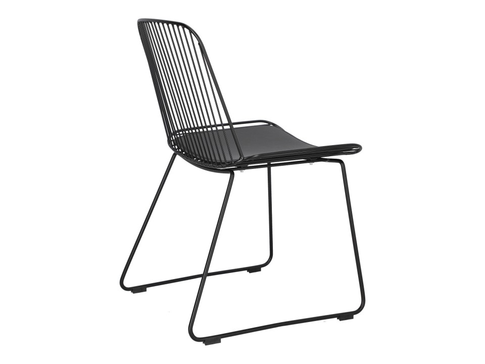 Krzesło Dill z poduszką Black - Intesi