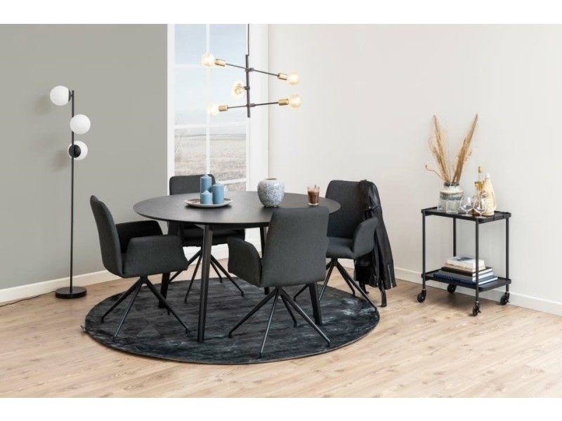 Krzesło Naya dark grey - ACTONA