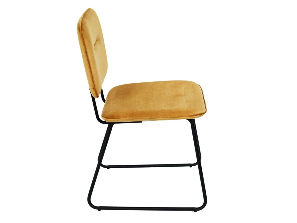 Krzesło Adele VIC żółte - Intesi