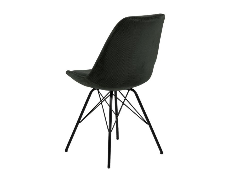 Krzesło Eris sztruks ciemnozielone - ACTONA