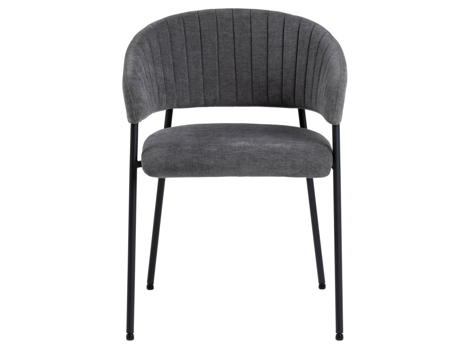 Krzesło Ann szare/czarne - ACTONA